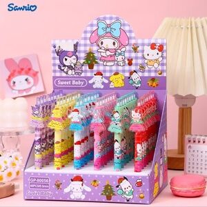🎉Host Pick🎉 NEW! Set of 12 Hello Kitty and Friends Christmas Holiday Pens!